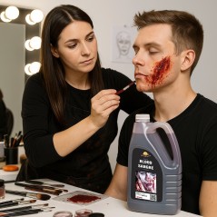 Botella de sangre artificial 1 litro-Tus Disfraces