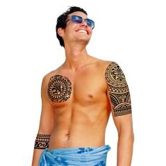 Tatatuajes temporales tribal para piel
