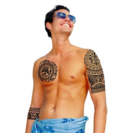 Tatatuajes temporales tribal para piel