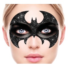 Maquillaje gliter face murcielago-Tus Disfraces