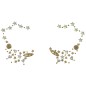 Joyas faciales estrellas con adhesivo