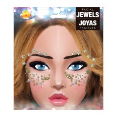 Joyas faciales estrellas con adhesivo-Tus disfraces baratos