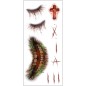Tatuajes zombie 30x13 cm