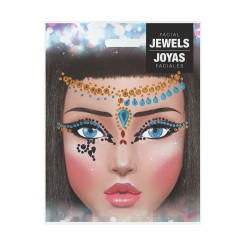 Joyas faciales egipcias con adhesivo-Tus disfraces baratos