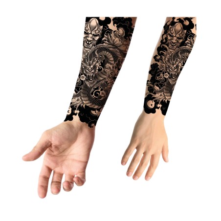 Tatuajes para brazos dragon 14x30 cm calcomanias