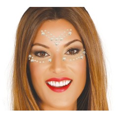 Joyas faciales redondas con adhesivo-Tus disfraces baratos