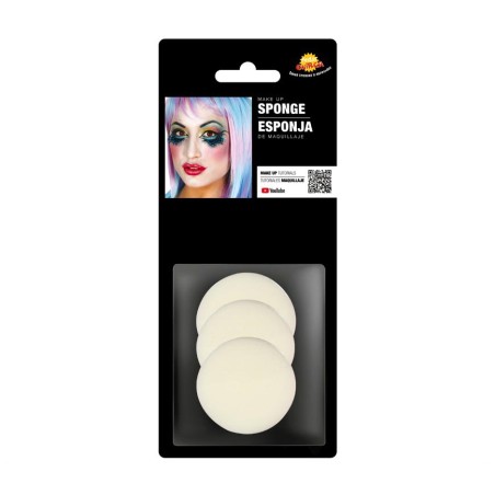 Esponjas de maquillaje 3 unidades -Tus Disfraces Baratos
