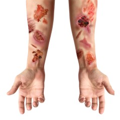 Tatuajes heridas infectadas 30x13 cm-Tus disfraces