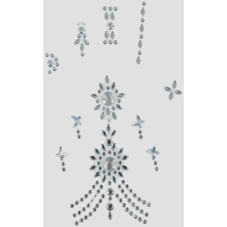 Joyas mano strass 12x20 cm