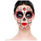 Adhesivo maquillaje glitter catrina 20 cm