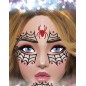 Maquillaje glitter face araña spider