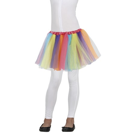 Tutu multicolor infantil 30 cm