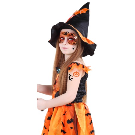 Plantilla de maquillaje halloween bruja