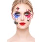 Maquillaje glitter face harley quinn
