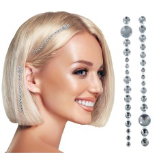 Joyas plata para el pelo 13x25-Tus disfraces baratos
