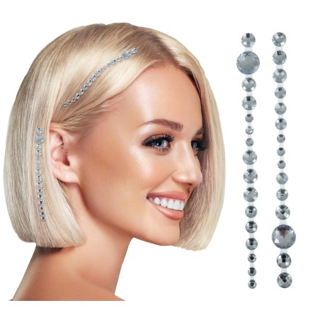 Joyas plata para el pelo 13x25-Tus disfraces baratos