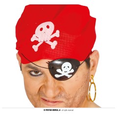 Conjunto pirata pendiente pañuelo parche-Tus disfraces baratos