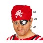 Conjunto pirata pendiente pañuelo parche