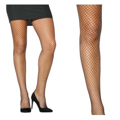 Medias rejilla negra pantys-Tus disfraces baratos