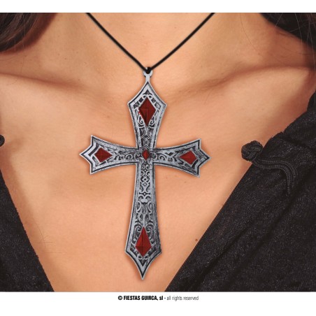 Cruz gotica 21 cm -Tus disfraces baratos