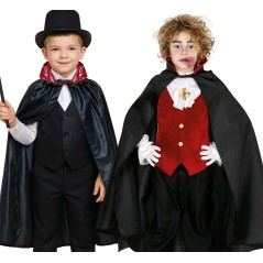 Capa vampiro infantil 90 cm-Tus Disfraces