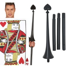 Lanza con punta de corazon 140 cm-Tus Disfraces baratos