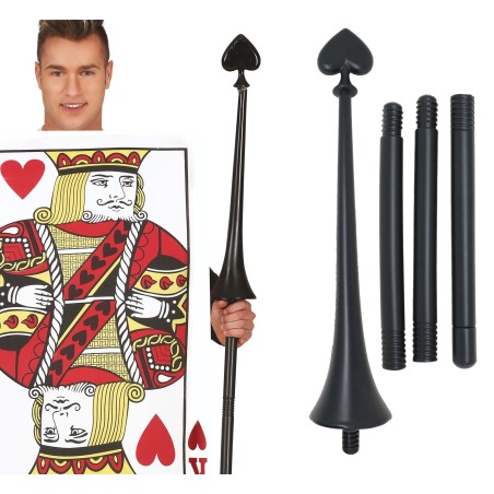 Lanza con punta de corazon 140 cm-Tus Disfraces baratos