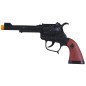 Pistola vaquero negra 20 cm cowboy barata