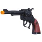 Pistola vaquero negra 20 cm cowboy barata