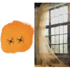 Tela de araña naranja-Tus Disfraces baratos