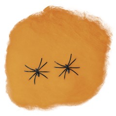 Tela de araña naranja-Tus Disfraces baratos