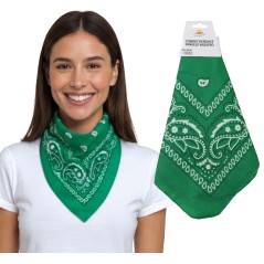 Pañuelo vaquero verde-Tus Disfraces baratos
