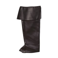 Polainas negras 50 cm papa noel pirata espadachin-Tus disfraces baratos