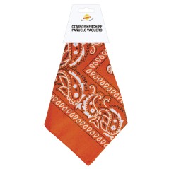 Pañuelo vaquero naranja-Tus Disfraces baratos