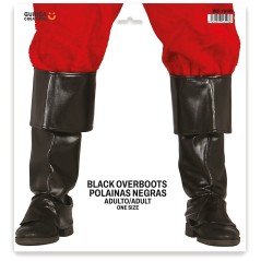 Polainas negras 50 cm papa noel pirata espadachin-Tus disfraces baratos