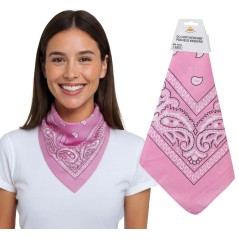 Pañuelo vaquero rosa-Tus disfraces baratos