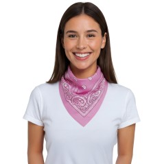 Pañuelo vaquero rosa