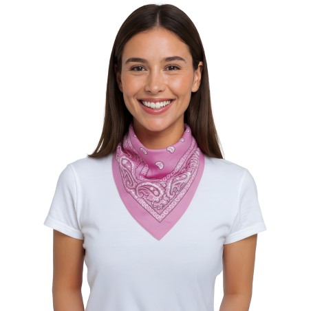 Pañuelo vaquero rosa