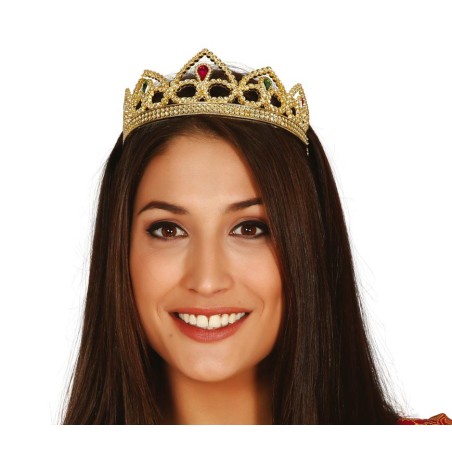 Tiara princesa oro corona fiona medieval