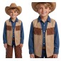 Chaleco vaquero ante infantil