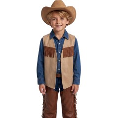 Chaleco vaquero ante infantil