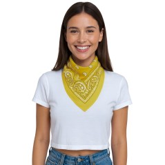Pañuelo vaquero amarillo