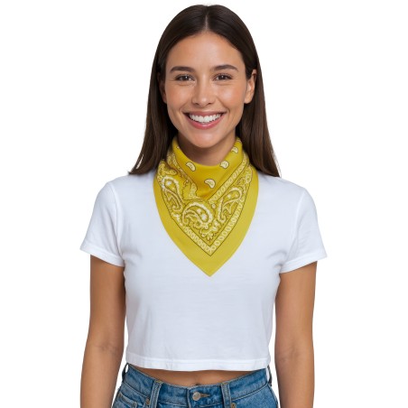 Pañuelo vaquero amarillo