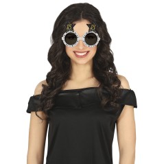 Gafas 18 cumpleaños blanca y negra