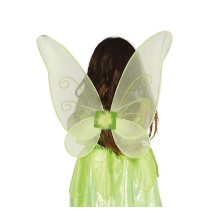 Alas campanilla mariposa verde 46 cm
