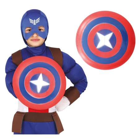 Escudo super heroe estrella 30 cm-Tus disfraces baratos