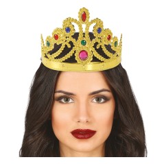 Corona reina oro tiara princesa-Tus Disfraces baratos