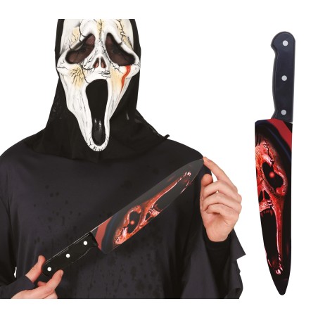 Cuchillo asesino scream 37 cm-Tus Disfraces