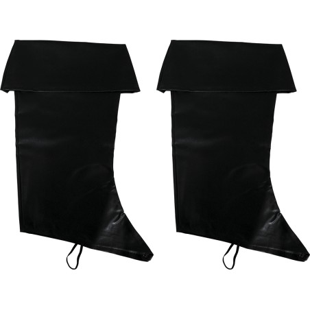 Cubrebotas negras infantiles 50 cm