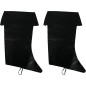 Cubrebotas negras infantiles 50 cm